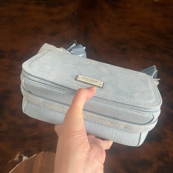 Kate Spade Light Blue Floral Crossbody Bag - Picture 7 of 8